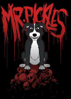 Mr Pickles Pile Of Skulls Men's T-Shirt - Black - 4XL Zwart
