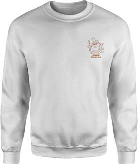 Mr. Potato Head Gone Fishing Unisex Sweatshirt - White - XXL Wit