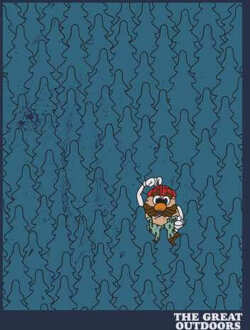 Mr. Potato Head The Great Outdoors Men's T-Shirt - Navy - M Blauw