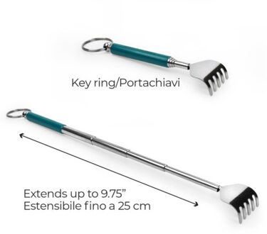 mr. tickle mini ruggenkrabber met sleutelring - groen