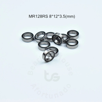 MR128RS 8*12*3.5(mm) 10piecesfree shipping ABEC-5 Metal Sealed Miniature Mini Bearing MR128 MR128RS chrome steel bearing