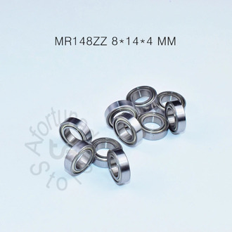 MR148ZZ 8*14*4(mm) 10piece free shipping ABEC-5 bearing Metal Sealed Miniature Mini Bearing MR148 MR148ZZ chrome steel bearings