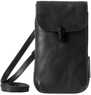 Mrs. Lemon Dash Twist Phonebag black damestas Zwart - H 18 x B 11 x D 3 cm
