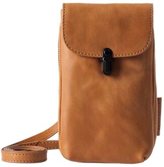 Mrs. Lemon Dash Twist Phonebag caramel damestas Bruin - H 18 x B 11 x D 3 cm