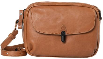 Mrs. Mint Shoulderbag caramel damestas Cognac - H 15 x B 21 x D 10 cm
