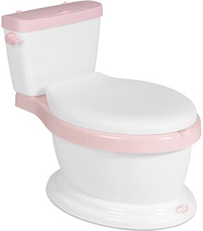 Ms Teach-Baby Potje, Kinderen Toilet Voor Leren In De Badkamer, Gewatteerde Zitting, 18-36 Maanden Met Non-Slip Basis roze