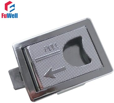 MS735-1-2 Metal Plane Lock met Pull Handvat Fit voor 1-5mm Dikte Deur Kast Kast Lock