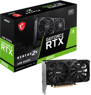 MSI GeForce RTX 3050 Ventus 2X E 6G OC Grafische kaart