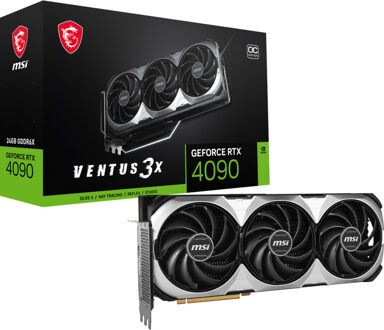 MSI GeForce RTX 4090 VENTUS 3X E 24G OC Grafische kaart