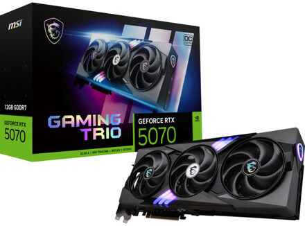 MSI GeForce RTX 5070 12G GAMING TRIO OC Grafische kaart