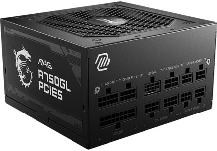 MSI PC MAG A750GL PCIE5 - 750W 80+ modulair goud