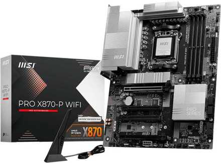 MSI PRO X870-P WIFI moederbord AMD X870 Socket AM5 ATX