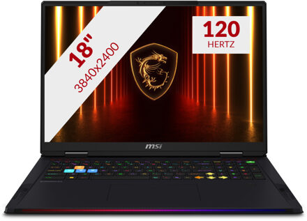 MSI Raider 18 HX AI A2XWIG-230NL Gaming laptop