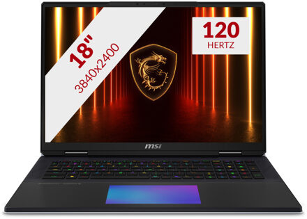 MSI Titan 18 HX AI A2XWJG-492NL Gaming laptop