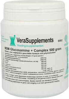 MSM-Glucosamine+ complex - 500 gram - Voedingssupplement