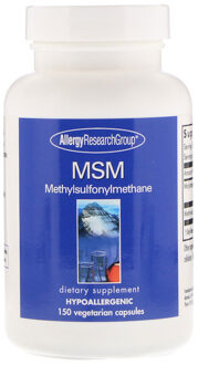 MSM Methylsulfonylmethane 150 Vegetarian Capsules - Allergy Research Group