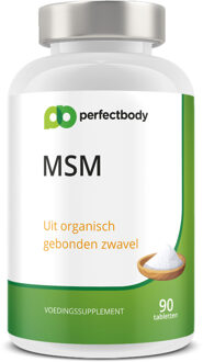 MSM Tabletten - 90 Tabletten - PerfectBody.nl