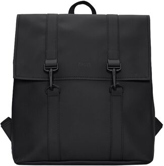 MSN Bag Mini W3 black rugzak Zwart - H 34 x B 31 x D 12 cm