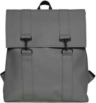 MSN Bag W3 grey schooltas Grijs - H 40 x B 35 x D 15 cm