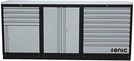 MSS 26"/34" lage opstelling met 13 laden (rvs) 4731805