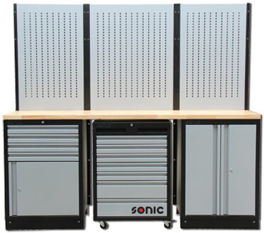 MSS 26"/34" opstelling met 11 laden met houten bovenblad 4731513