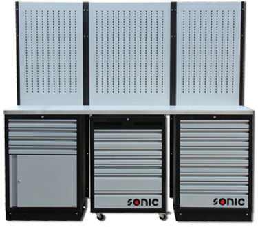 MSS 26"/34" opstelling met 20 laden met rvs bovenblad 4731814