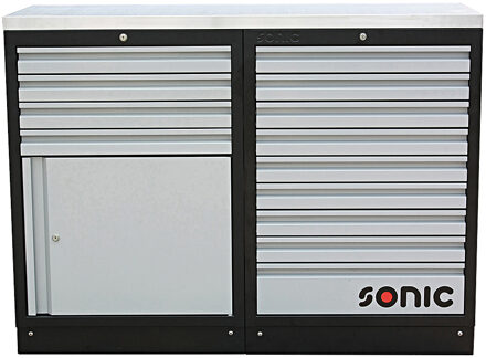 MSS 26" 9 laden & kast met laden met roestvrij stalen blad 4731607