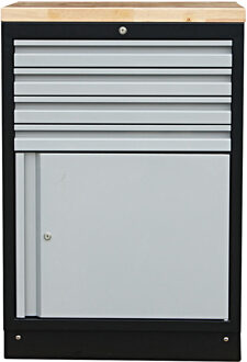 MSS 26" Kast met laden en deur met houten bovenblad 4731310