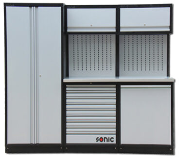 MSS 26" Laden kast & stalen ophangpaneel (rvs diep) 4731613