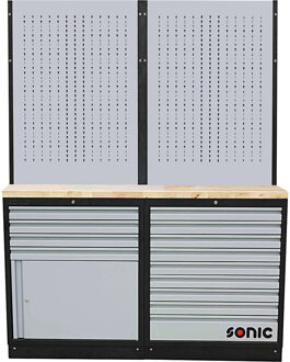 MSS 34" 9 laden, kast met laden en ophangpaneel (hout) 4731411