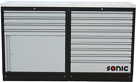 MSS 34" 9 laden & kast met laden met roestvrij stalen blad 4731706