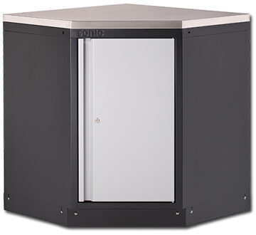 MSS 34" Hoekopstelling met roestvrij stalen bovenblad 4731714