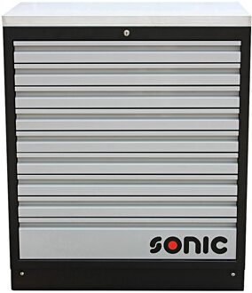 MSS 34" Ladenkast 9 laden met roestvrij stalen bovenblad 4731707