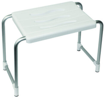 MSV Badkamer Bad opstapje/krukje - Veilig in en uit bad stappen - 26 x 36 x 33 cm