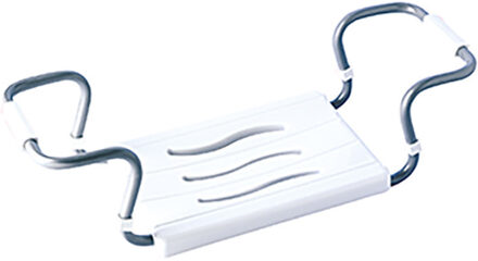MSV Badkamer Bad zitje - stoel/kruk - Verhoogd zittend douchen - uitschuifbaar 55 tot 70 cm