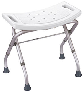 MSV Badkamer Douche kruk - Zittend douchen - 53 x 44 x 51 cm - Inklapbaar