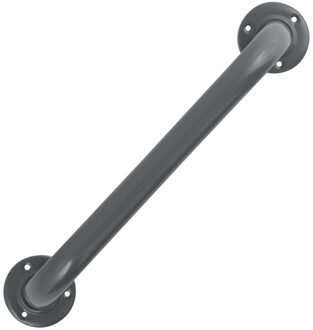 MSV Badkamer/douche wand handgreep - rvs metaal - grijs - 40 cm