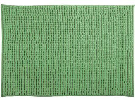 MSV Badkamerkleed|badmat voor op de vloer - groen - 60 x 90 cm