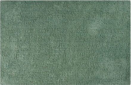 MSV Badkamerkleedje/badmat tapijt voor de vloer - groen - 40 x 60 cm - Badmatjes