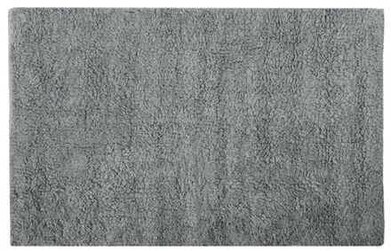 MSV Badkamerkleedje/badmat tapijt voor de vloer - lichtgrijs - 40 x 60 cm - Badmatjes