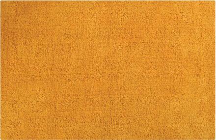 MSV Badkamerkleedje/badmat tapijt voor de vloer - saffraan geel - 40 x 60 cm - Badmatjes Oranje