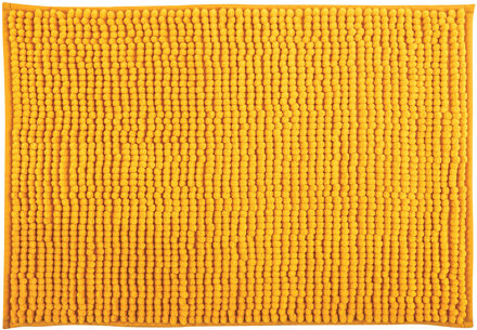 MSV Badkamerkleedje/badmat tapijt - voor op de vloer - saffraan geel - 40 x 60 cm