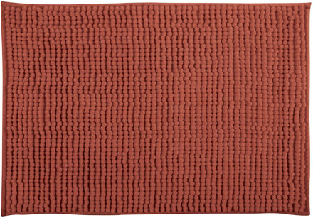 MSV Badkamerkleedje/badmat tapijt - voor op de vloer - terracotta - 40 x 60 cm