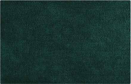 MSV Badkamerkleedje/badmat tapijtje voor op de vloer - donkergroen - 40 x 60 cm