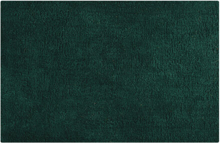 MSV Badkamerkleedje/badmat tapijtje voor op de vloer - donkergroen - 45 x 70 cm