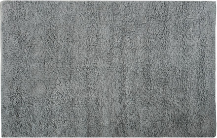 MSV Badkamerkleedje/badmat tapijtje voor op de vloer - lichtgrijs - 40 x 60 cm