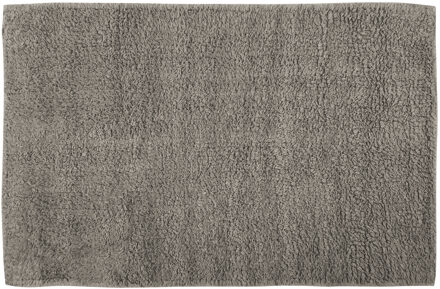 MSV Badkamerkleedje/badmat voor op de vloer - taupe - 45 x 70 cm