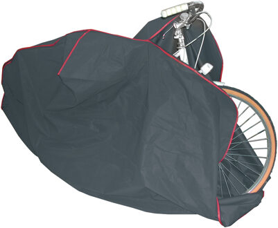 MSV Beschermhoes voor fiets - universeel - grijs - 119 x 115 x 164 cm