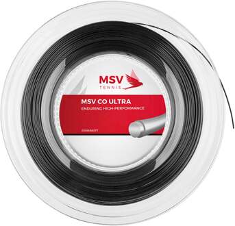 MSV Co Ultra Rol Snaren 200m-Zwart - 1.20,1.25,1.30