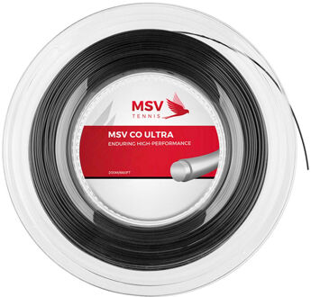 MSV Co Ultra Rol Snaren 200m zwart - 1.25